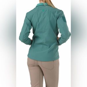 5.11 Women’s Sierra Softshell. Agave. Large.